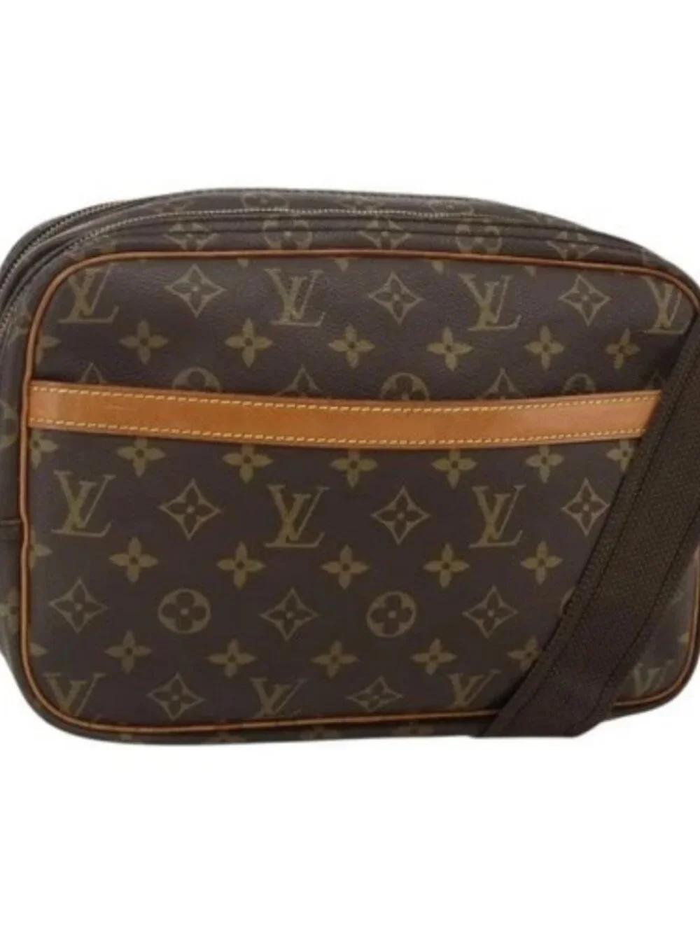 LOUIS VUITTON Monogram Reporter PM Shoulder Bag M45254 LV Auth ka4029